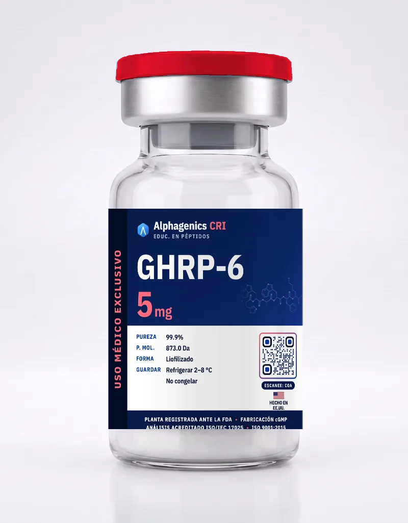 GHRP-6 — vial Alphagenics